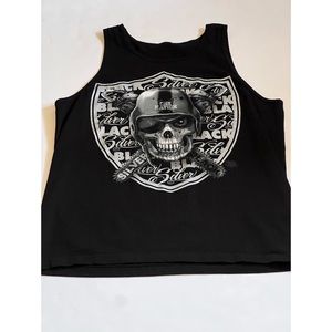 Mens Skull non branded Raiders tank top